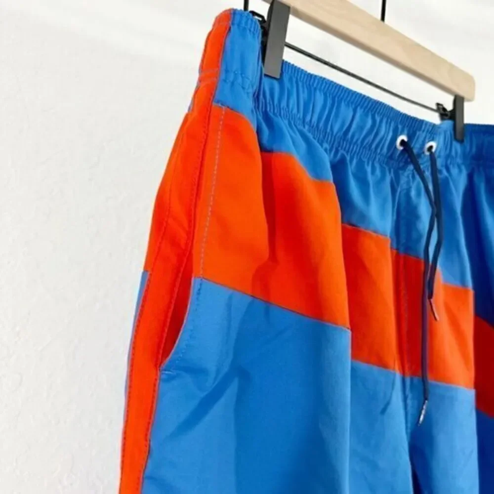 Speedo Men's Volley Palace‎ Beach Print Stripe Swim Trunk Size Extra Large